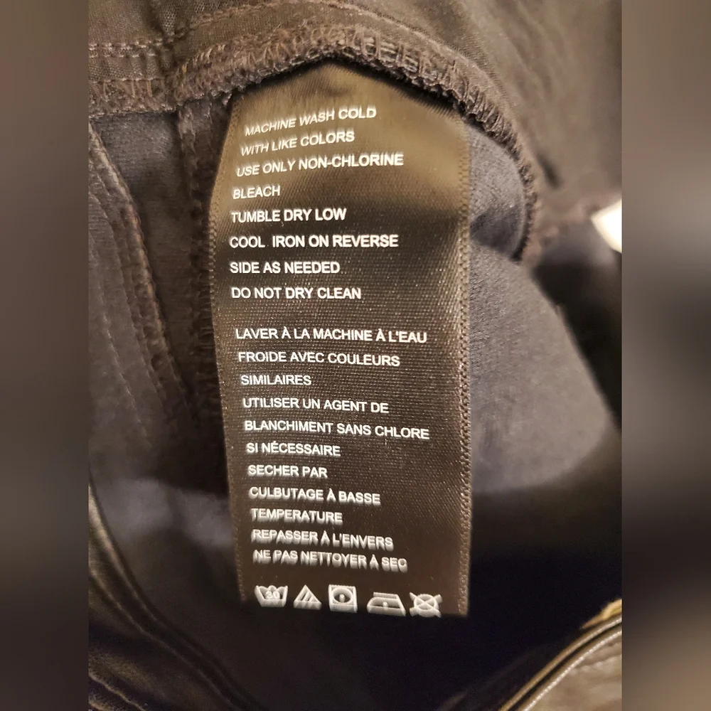 Free Pepple We The Free Rebel Vegan Leather Pants/Black - Picture 13 of 16
